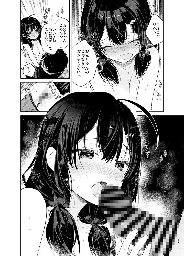 兄のイチモツを咥える妹